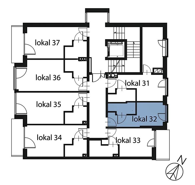 Mieszkanie 14&nbsp;m², Ełk, Pułaskiego - zdjęcie 5