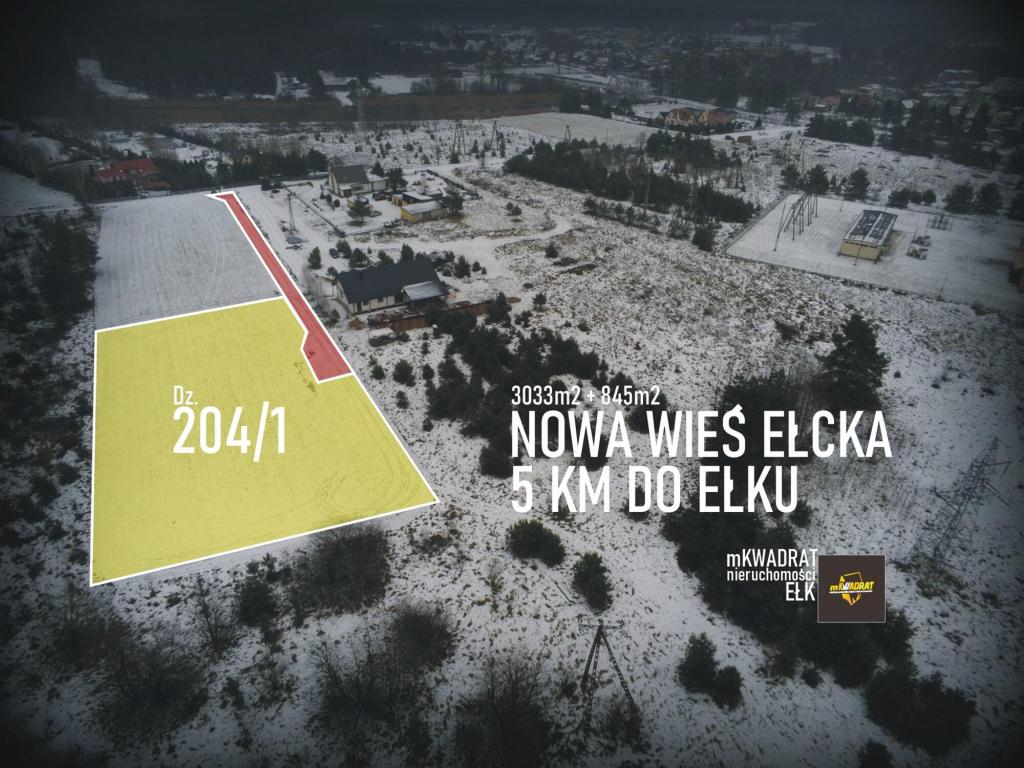 Działka budowlana 3033&nbsp;m², Ełk, Sportowa - zdjęcie 1