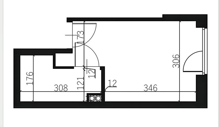 Mieszkanie 18&nbsp;m², Ełk, Pułaskiego - zdjęcie 6