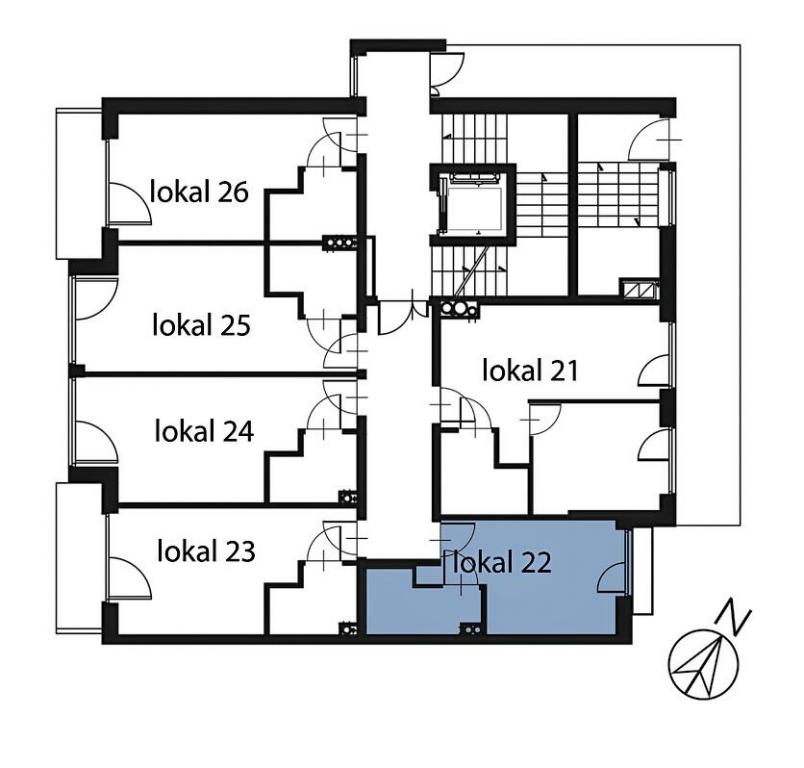 Mieszkanie 18&nbsp;m², Ełk, Pułaskiego - zdjęcie 5