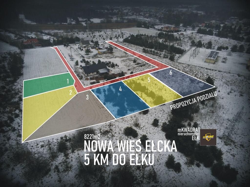 Działka budowlana 8221&nbsp;m², Ełk, Sportowa - zdjęcie 1