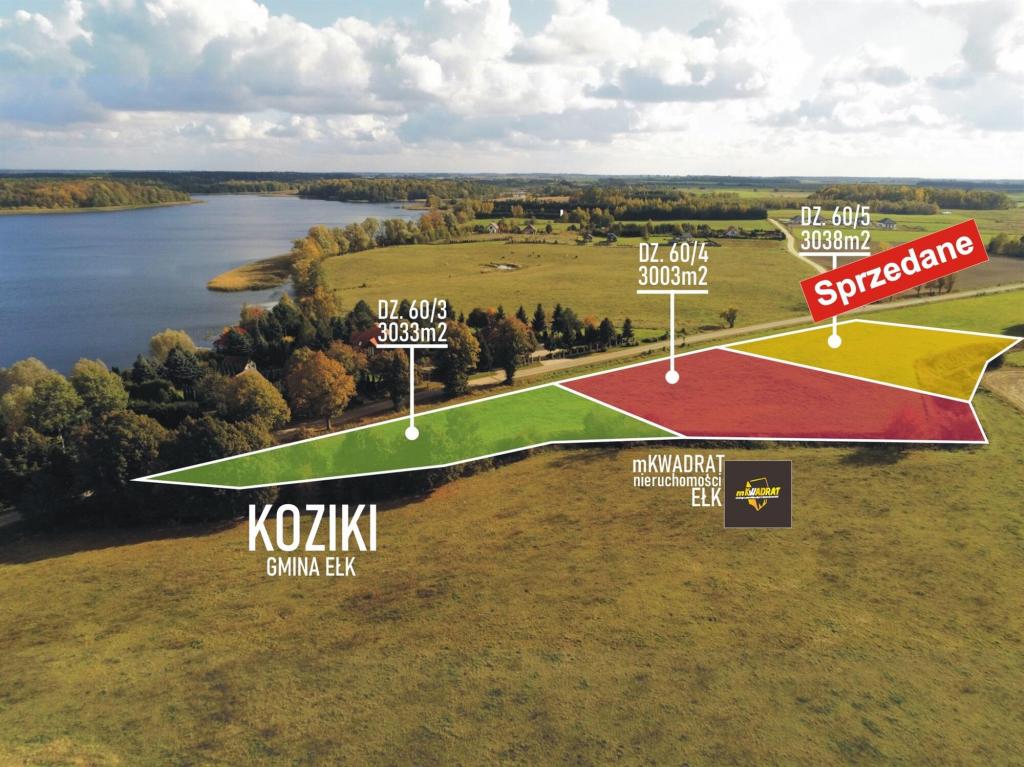 Działka budowlana 3038 m², Ełk - zdjęcie 1