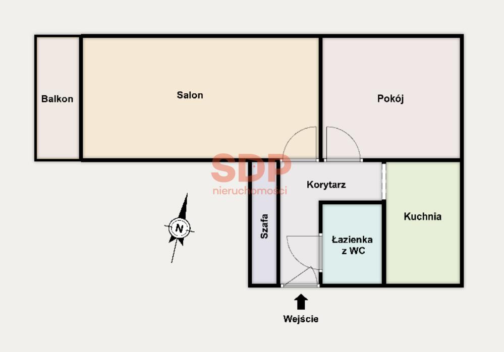 Mieszkanie 45&nbsp;m², Łódź, Limanowskiego Bolesława - zdjęcie 15