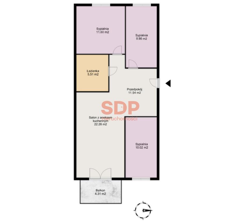 Mieszkanie 71 m², Zabrodzie, Zabrodzie - zdjęcie 5