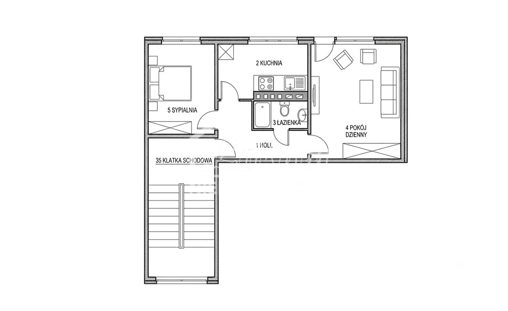 Mieszkanie 38,2&nbsp;m², Szczecin, Drzetowo-Grabowo, Komuny Paryskiej - zdjęcie 9
