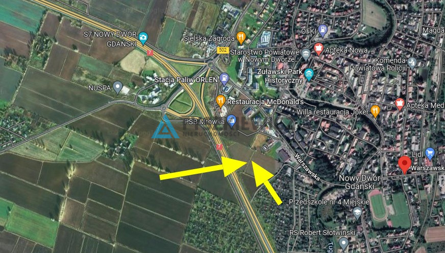 Działka inwestycyjna Nowy Dwór Gdański - zdjęcie 8