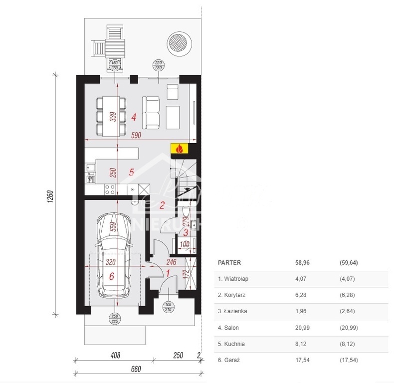 Dom 123&nbsp;m², Kościno - zdjęcie 10