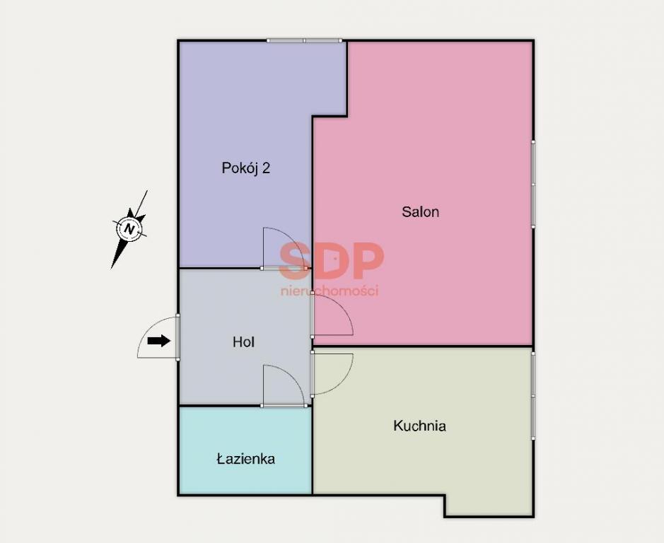Mieszkanie 37&nbsp;m², Łódź, Górna, Łukasińskiego Waleriana - zdjęcie 9