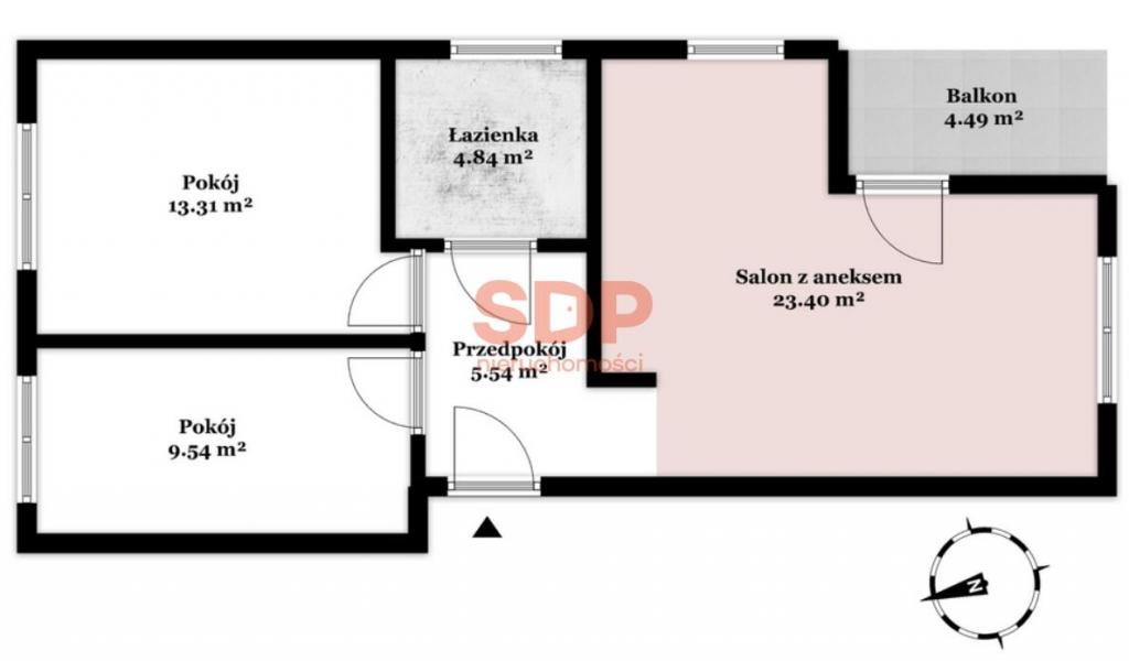 Mieszkanie 56 m², Zabrodzie, Zabrodzie - zdjęcie 2