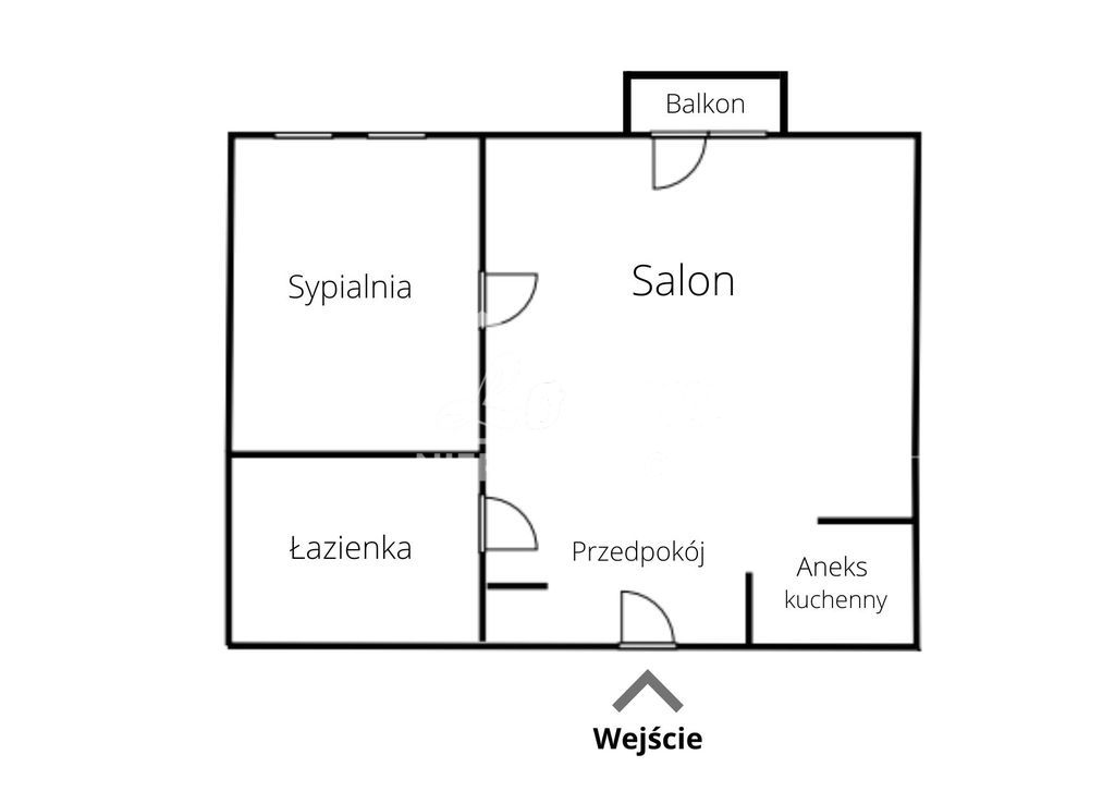 Mieszkanie 38,2&nbsp;m², Szczecin, Warszewo, Belgijska - zdjęcie 14