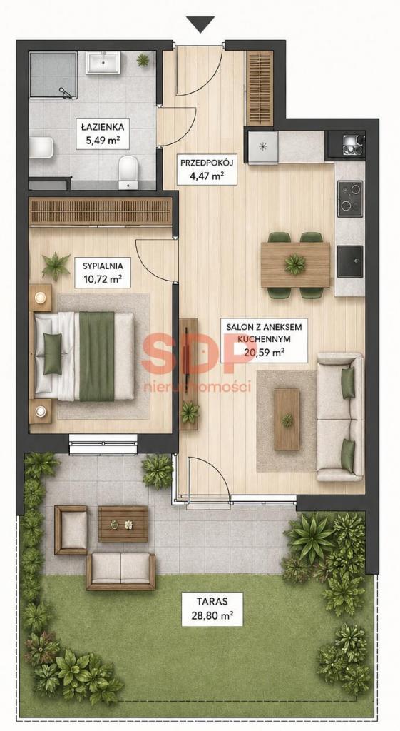 Mieszkanie 41 m², Wrocław, Turawska - zdjęcie 14