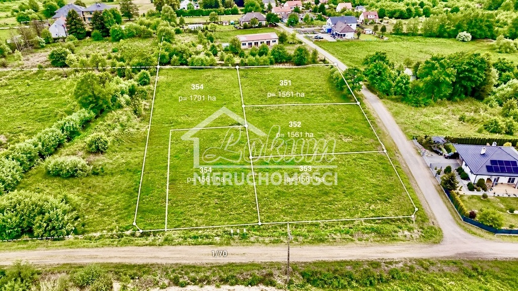 Działka budowlana 1561&nbsp;m², Stary Borek - zdjęcie 1