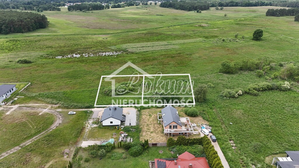 Działka budowlana 1240&nbsp;m², Sławoszewo, Szmaragdowa - zdjęcie 9