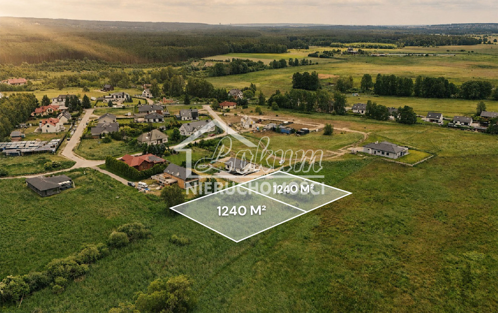 Działka budowlana 1240&nbsp;m², Sławoszewo, Szmaragdowa - zdjęcie 1