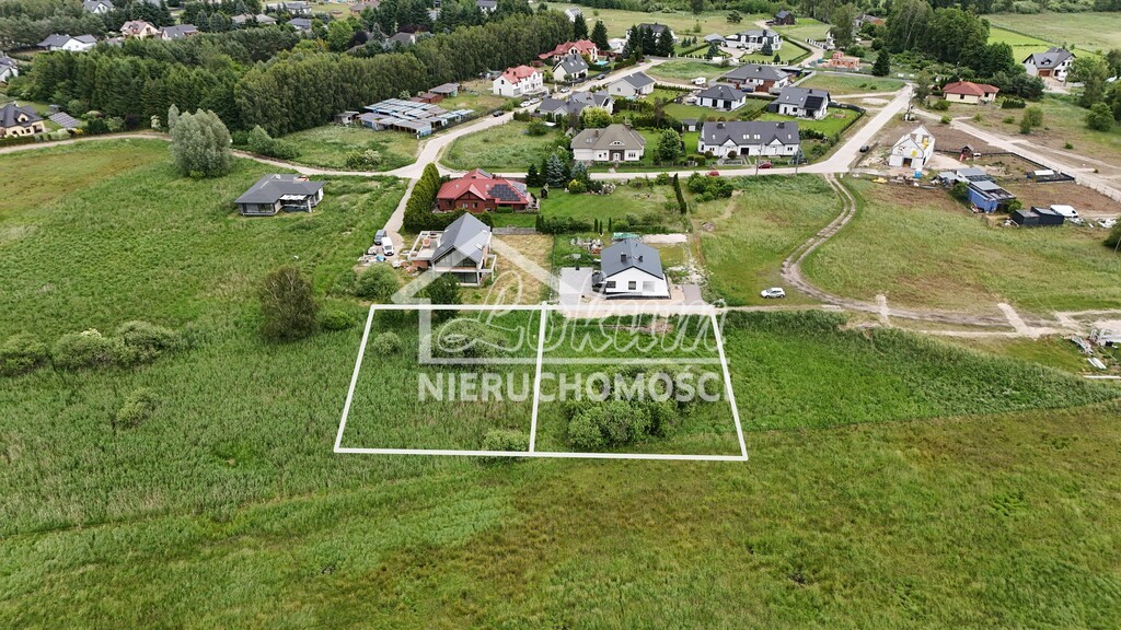 Działka budowlana 1240&nbsp;m², Sławoszewo, Szmaragdowa - zdjęcie 8