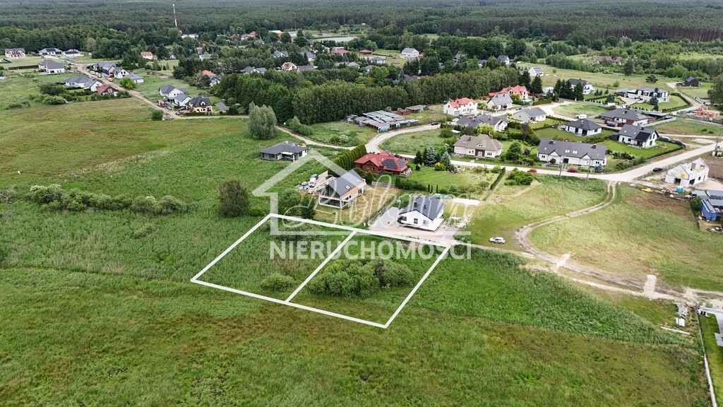 Działka budowlana 1240&nbsp;m², Sławoszewo, Szmaragdowa - zdjęcie 7