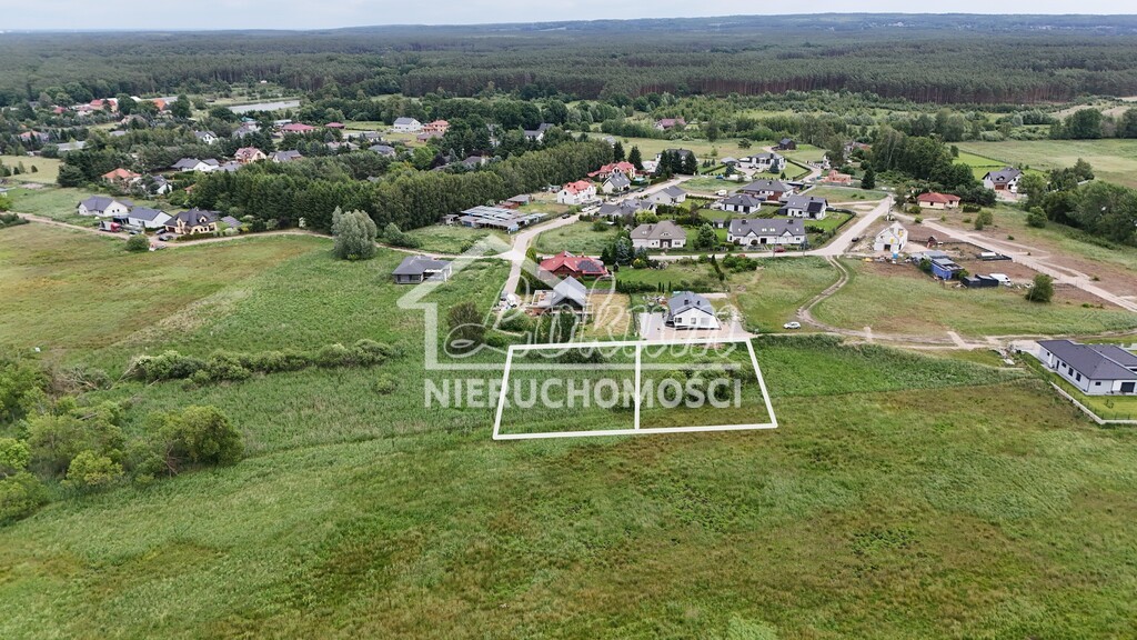 Działka budowlana 1240&nbsp;m², Sławoszewo, Szmaragdowa - zdjęcie 2