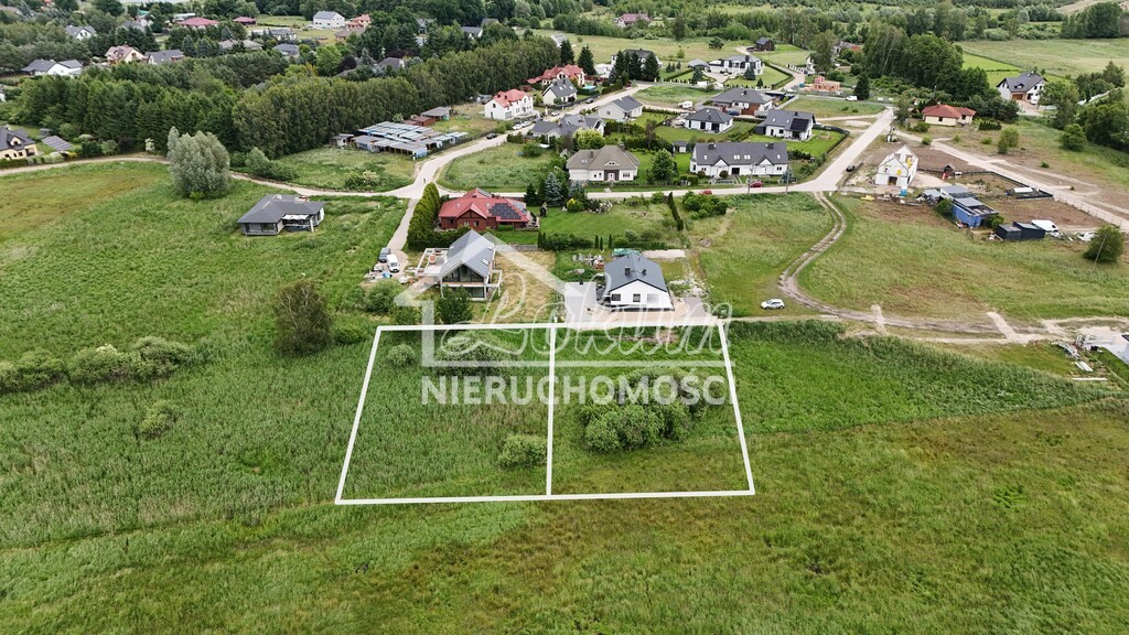Działka budowlana 1240&nbsp;m², Sławoszewo, Szmaragdowa - zdjęcie 5