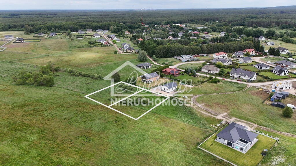 Działka budowlana 1240&nbsp;m², Sławoszewo, Szmaragdowa - zdjęcie 3