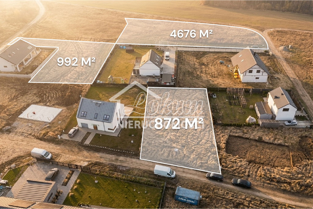Działka budowlana 872 m², Bobolin, Czekoladowa - zdjęcie 1