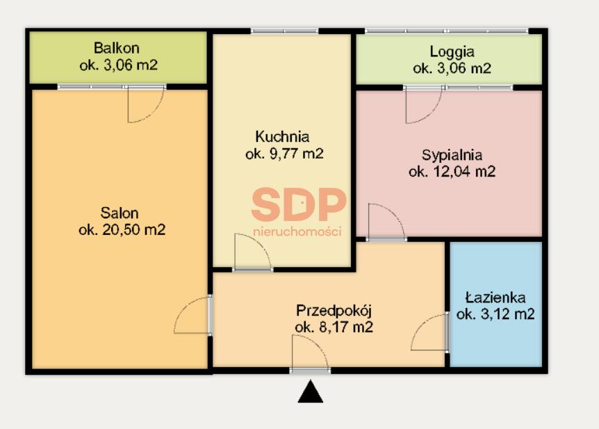 Mieszkanie 54&nbsp;m², Wrocław, Iwana Pawłowa - zdjęcie 21