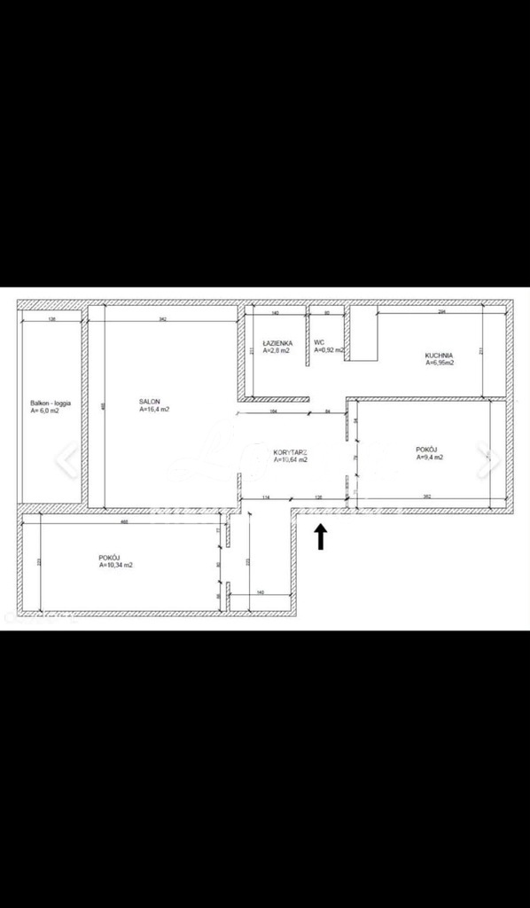 Mieszkanie 56,02&nbsp;m², Szczecin, Pomorzany, Częstochowska - zdjęcie 13