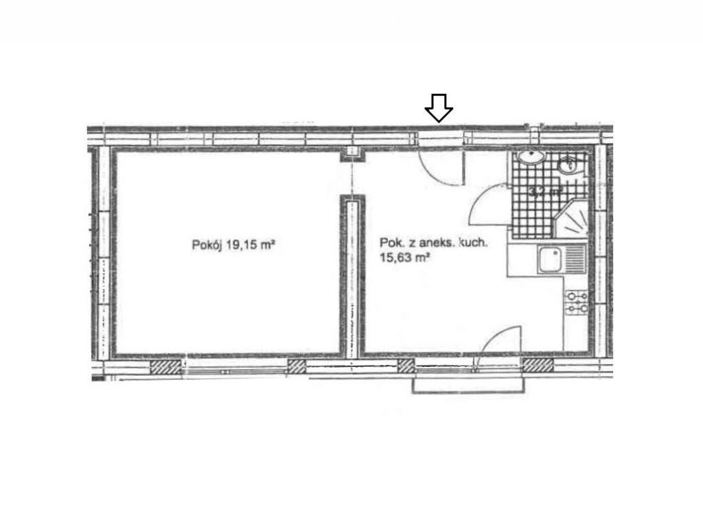 Mieszkanie 37&nbsp;m², Kraków, Złotej Jesieni - zdjęcie 9