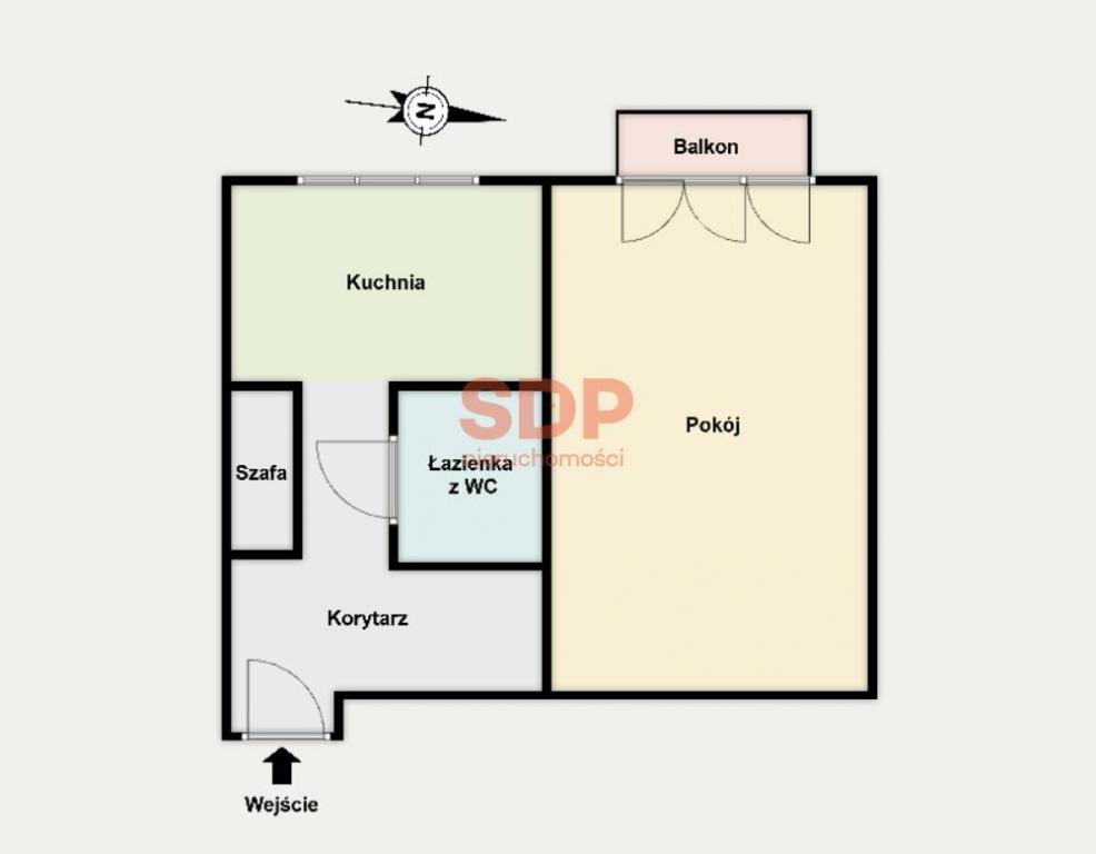Mieszkanie 37&nbsp;m², Łódź, Gandhiego Mahatmy - zdjęcie 11