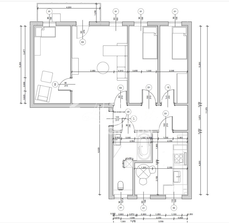 Mieszkanie 81,31 m², Szczecin, Centrum, Bolesława Śmiałego - zdjęcie 4