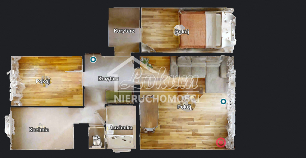 Mieszkanie 63,4 m², Szczecin, Bukowe-Klęskowo, Seledynowa - zdjęcie 2