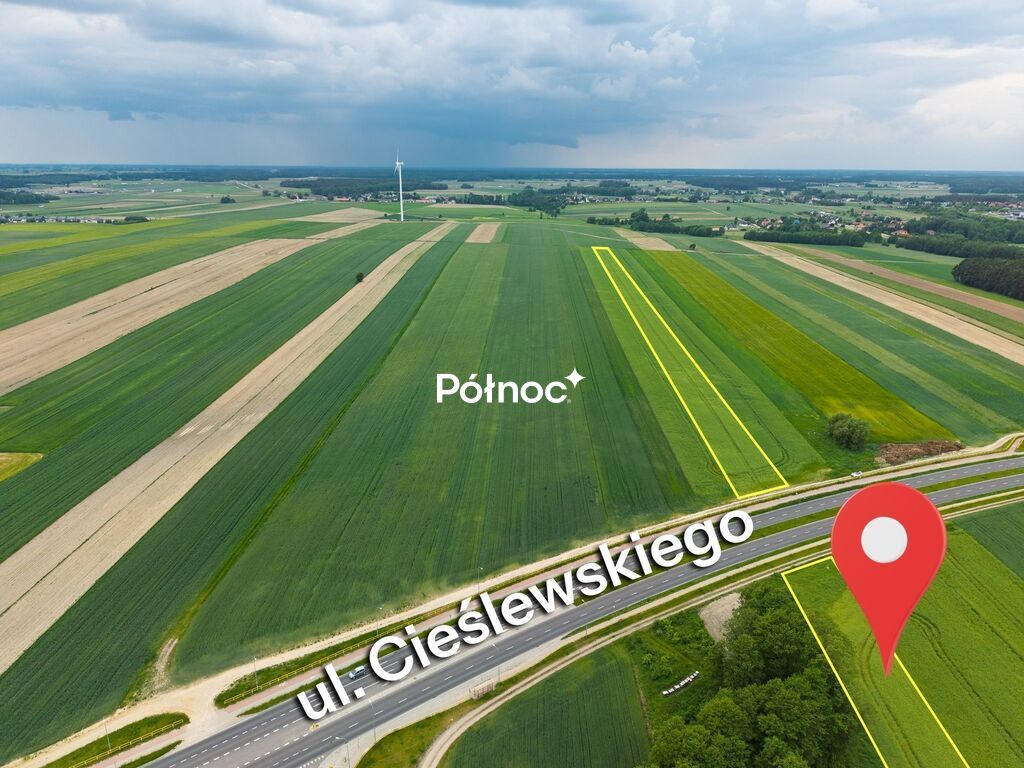 Działka inwestycyjna 1,27 ha, Łomża, mjr. Stanisława Cieślewskiego - zdjęcie 4
