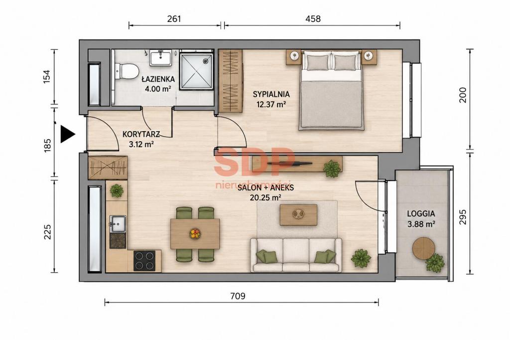 Mieszkanie 41 m², Wrocław, Legnicka - zdjęcie 7