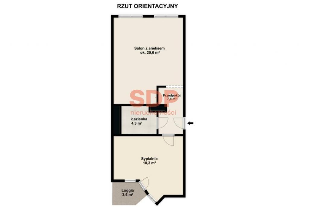Mieszkanie 54 m², Wrocław, Krawiecka - zdjęcie 6
