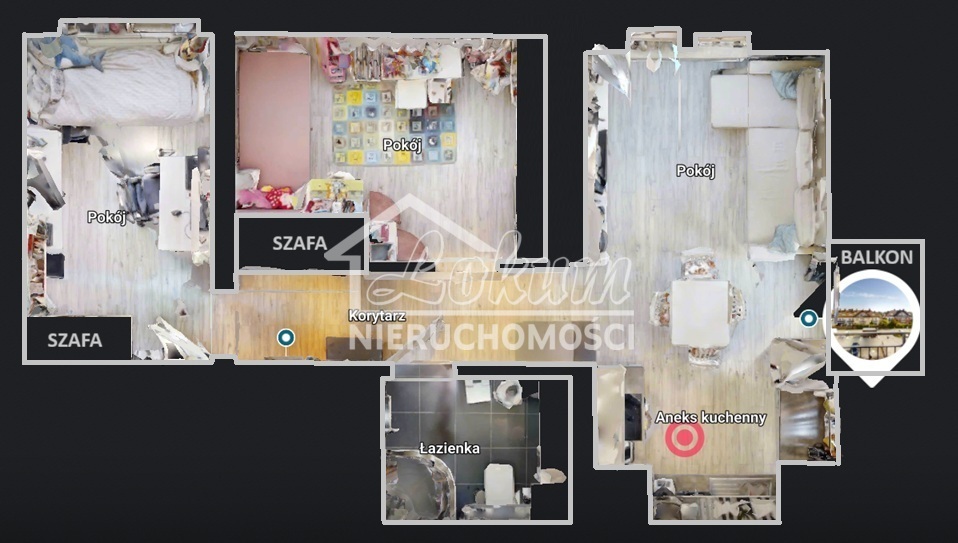 Mieszkanie 48,5 m², Warzymice, Irysowa - zdjęcie 2