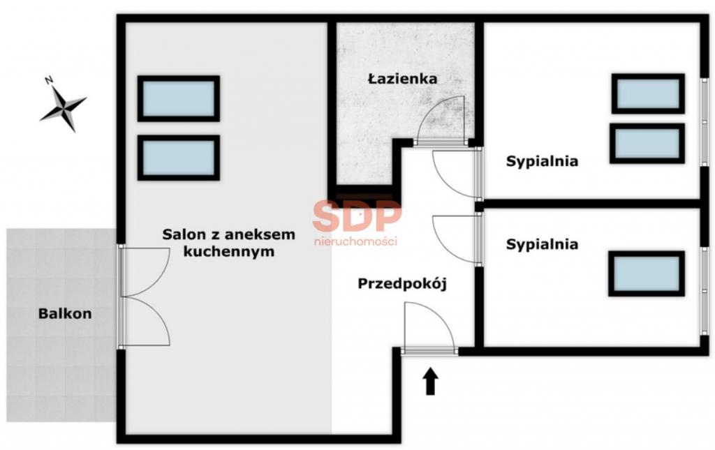 Mieszkanie 55 m², Wilczyce, Wilczycka - zdjęcie 10
