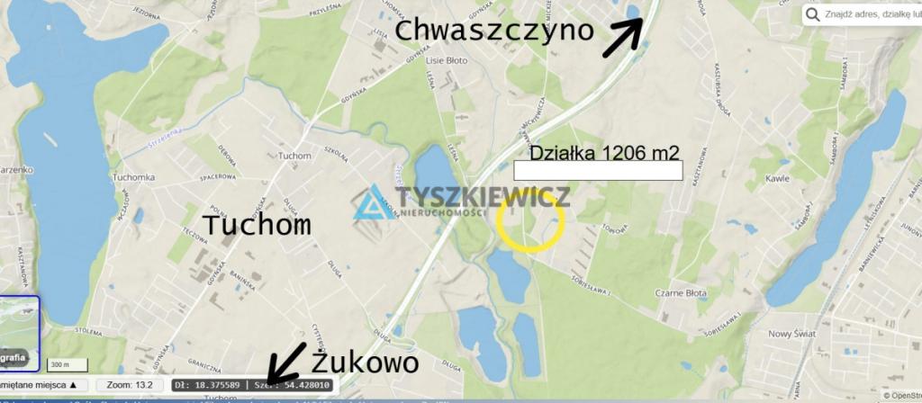Działka pod zabudowę jednorodzinną Chwaszczyno . - zdjęcie 4