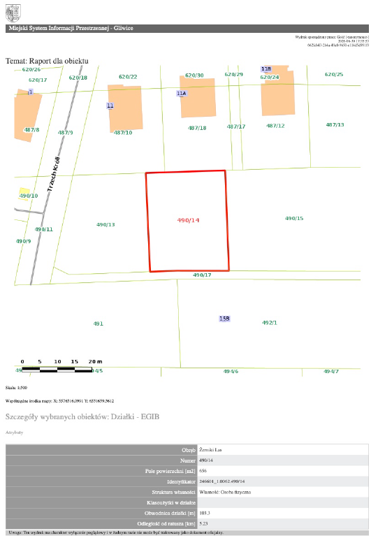 Działka budowlana 656&nbsp;m², Gliwice - zdjęcie 7