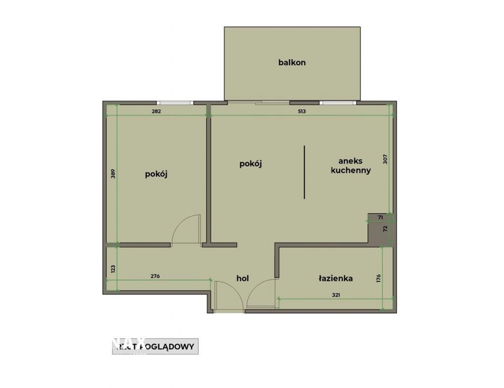 Mieszkanie 42 m², Kraków, Przyjaźni Polsko-Węgierskiej - zdjęcie 14