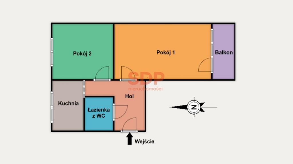 Mieszkanie 45&nbsp;m², Łódź, Lniana - zdjęcie 6