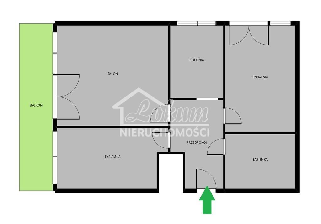 Mieszkanie 47,82 m², Szczecin, Pomorzany, Milczańska - zdjęcie 4