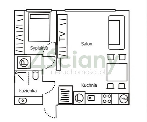 Mieszkanie 35,11 m², Warszawa, Śródmieście, Karmelicka - zdjęcie 2