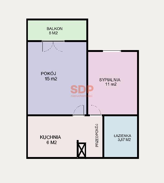 Mieszkanie 38&nbsp;m², Wrocław, Krzyki, Dożynkowa - zdjęcie 10