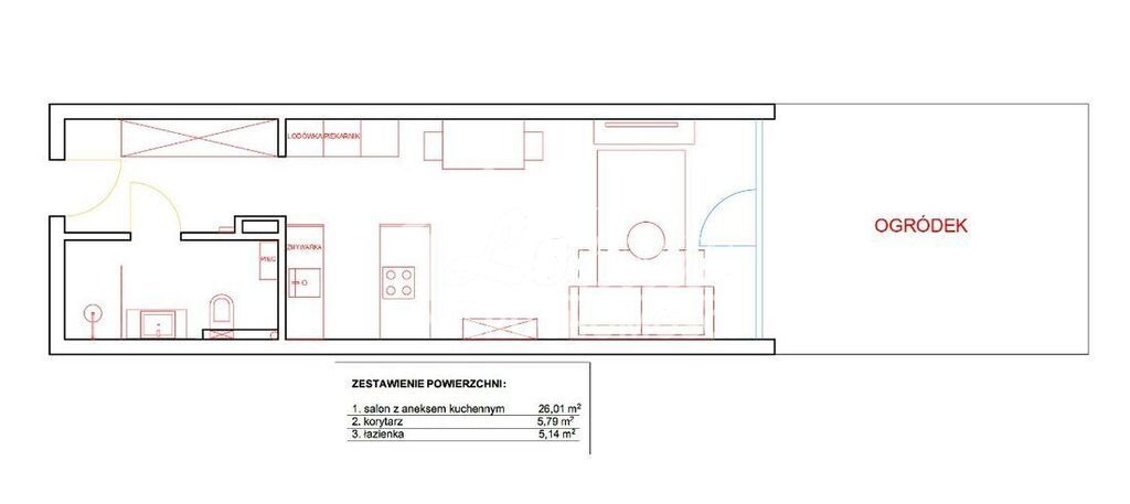 Mieszkanie 37,01&nbsp;m², Szczecin, Stołczyn, Mirosława Kimnesa - zdjęcie 10