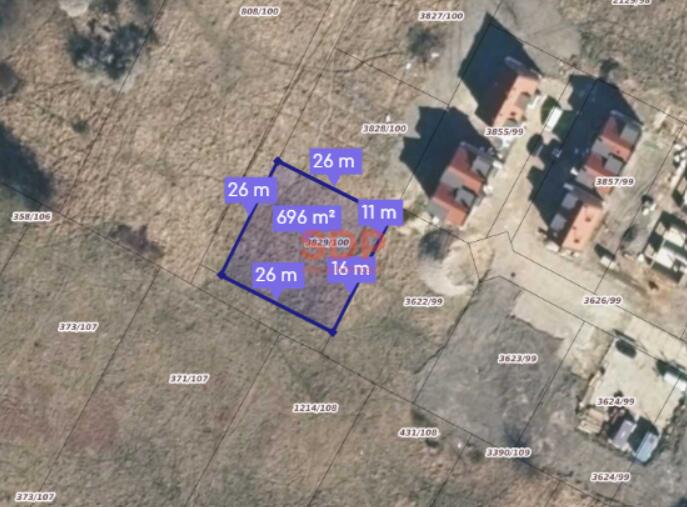 Działka budowlana 696 m², Mysłowice, Leśna - zdjęcie 3