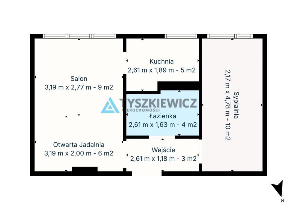 Mieszkanie 2 pokojowe na drugim piętrze - zdjęcie 5