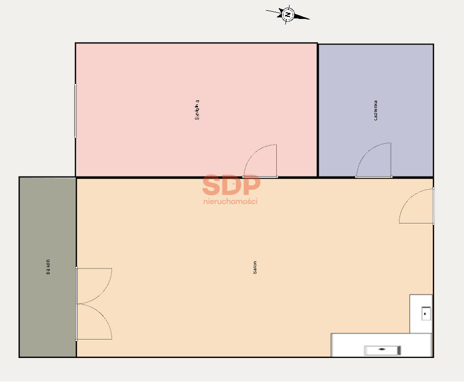 Mieszkanie 39&nbsp;m², Łódź, Wodna - zdjęcie 13