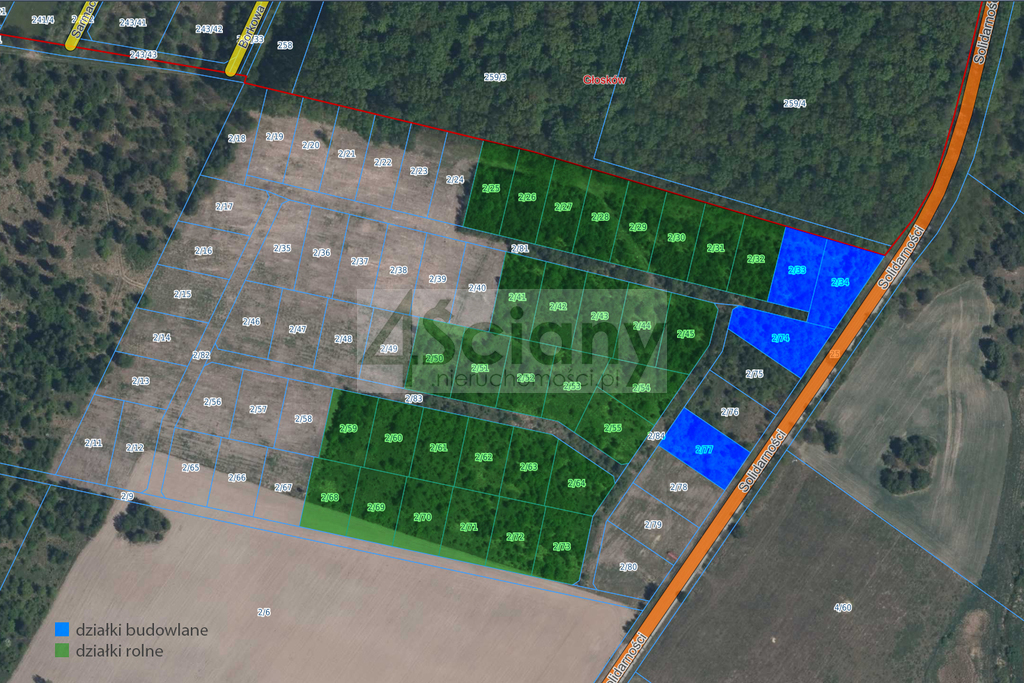 Działka budowlana 3,73&nbsp;ha, Runów - zdjęcie 6