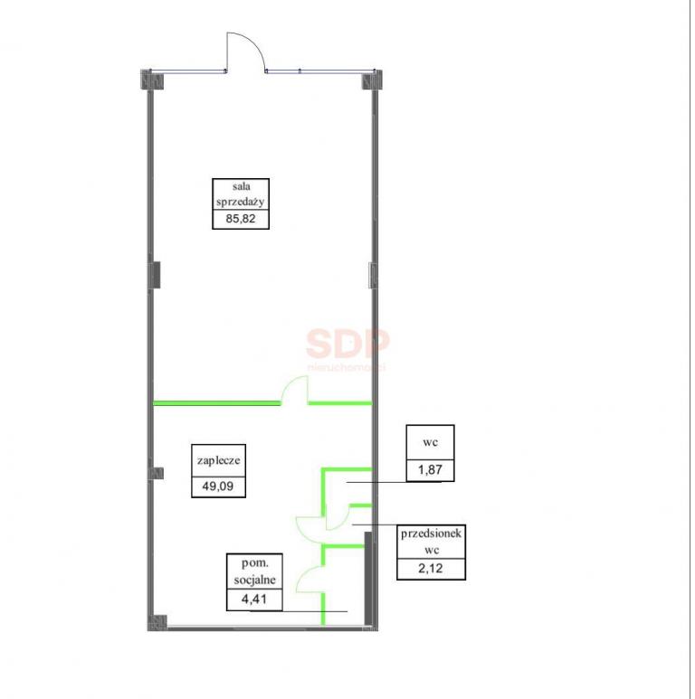 Lokal usługowy do wynajęcia, 143 m², Wrocław, Fabryczna, Legnicka - zdjęcie 6
