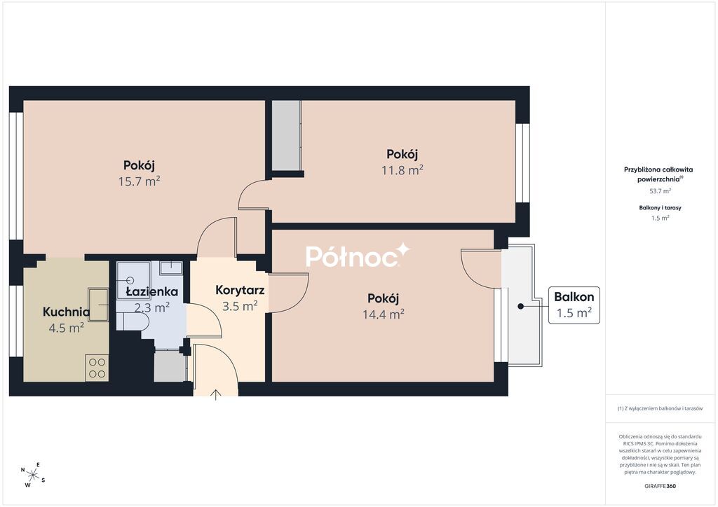 Mieszkanie 54,05 m², Białystok, Władysława Broniewskiego - zdjęcie 17