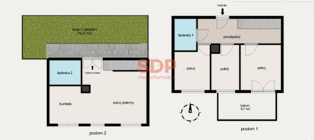 Mieszkanie 82 m², Wrocław, Kajdasza - zdjęcie 21